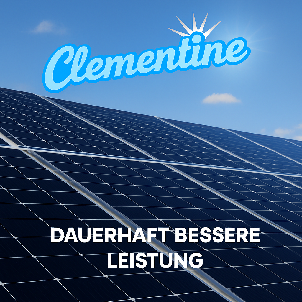 Clementine – Reinigung & Versiegelung für PV-Anlagen, Solarpanels und Balkonkraftwerke - 5 Sachets