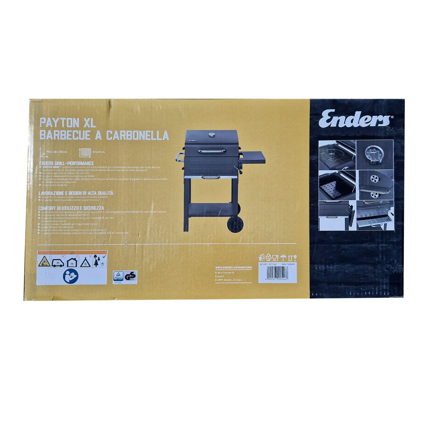 Enders PAYTON XL Holzkohlegrill