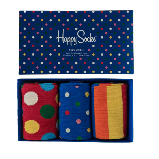 HAPPY SOCKS - 3-Pack Classic Multi-color Socken Geschenk Set BP