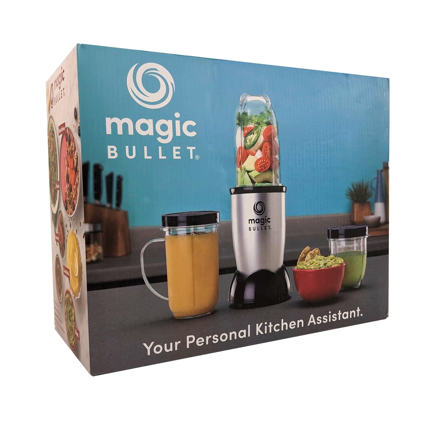 NutriBullet Magic Bullet, Tischplatten-Mixer, 250 W, Silber