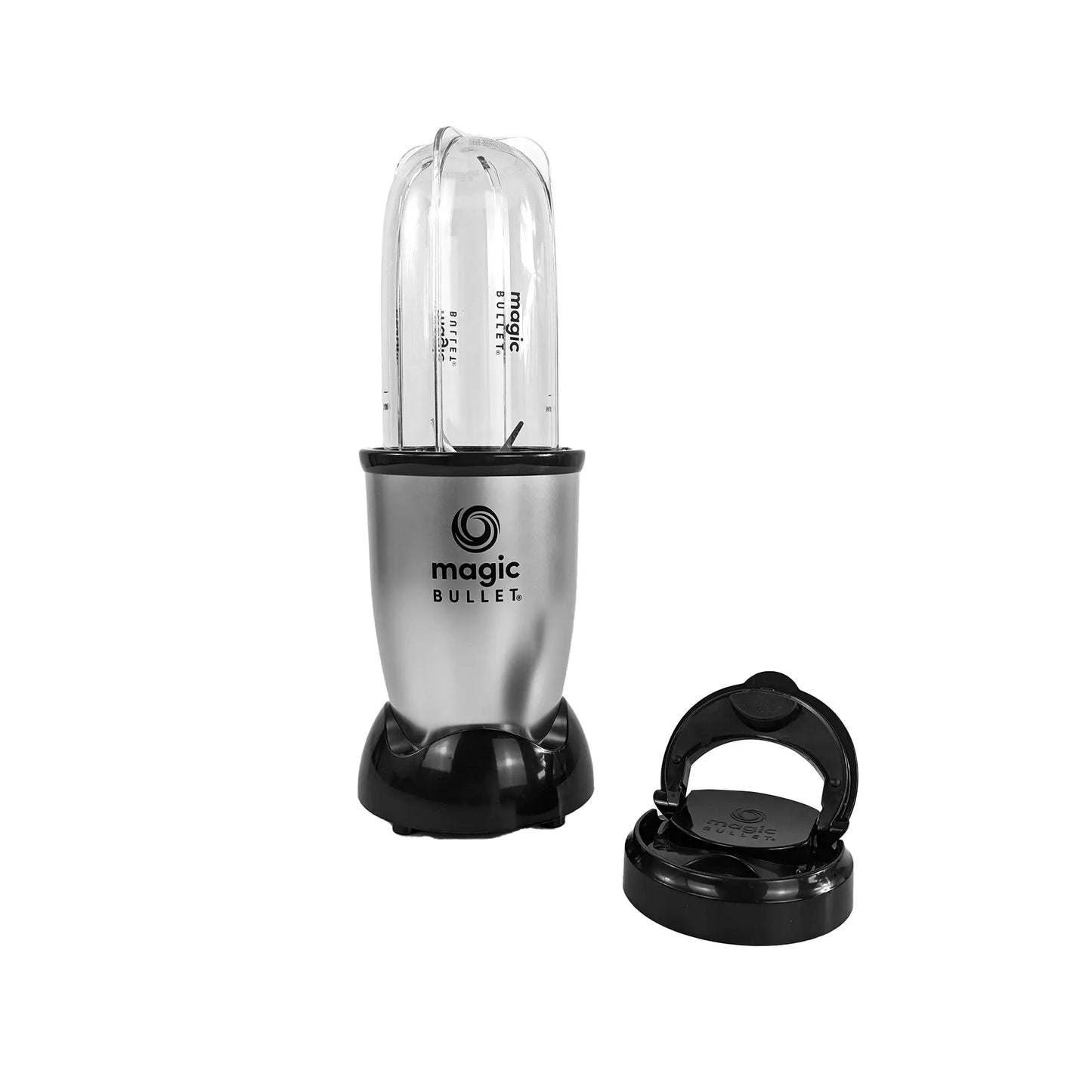 Nutribullet MBR-0328 Standmixer, 0,53 l, kompakt, hohe Geschwindigkeit, fr Smoothies aus Obst und Gemse, Kunststoff, BPA-frei, 200 W, Rezeptbuch in spanischer Sprache, splmaschinenfest, Grau