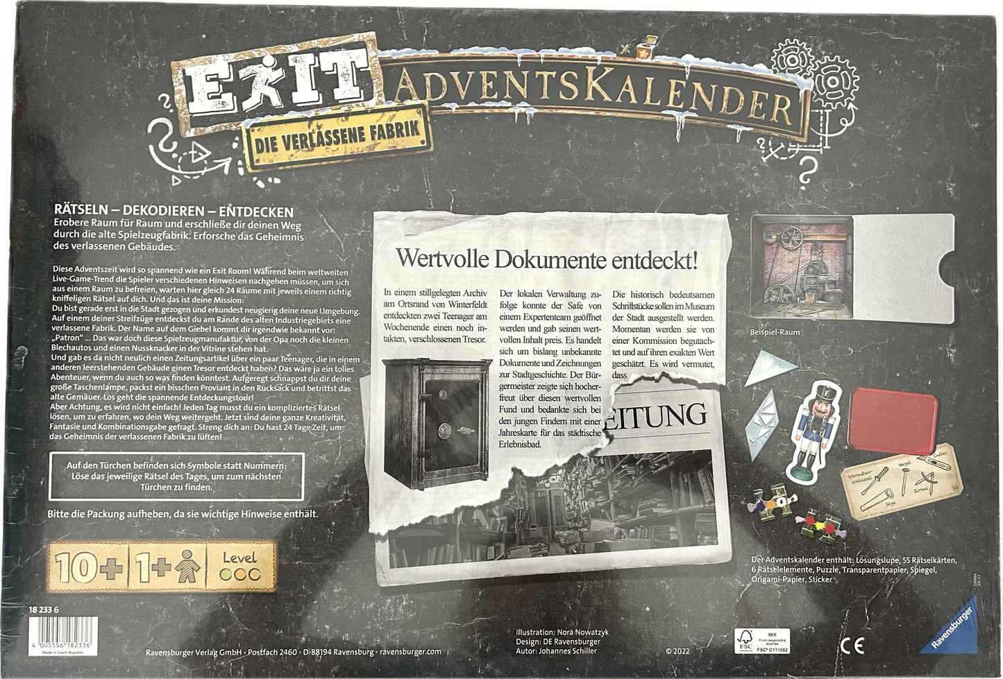 Ravensburger EXIT Adventskalender "Die verlassene Fabrik"