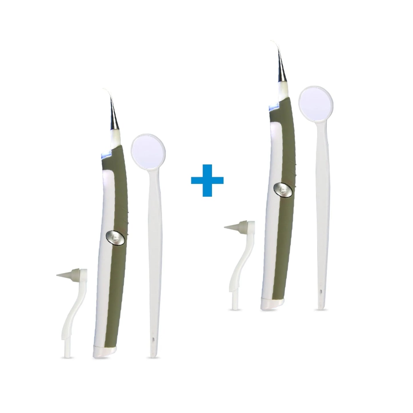 Denta Pic Sonic Zahnpflege 2er Set: Effektive Plaque- und Zahnsteinentfernung mit LED-Licht