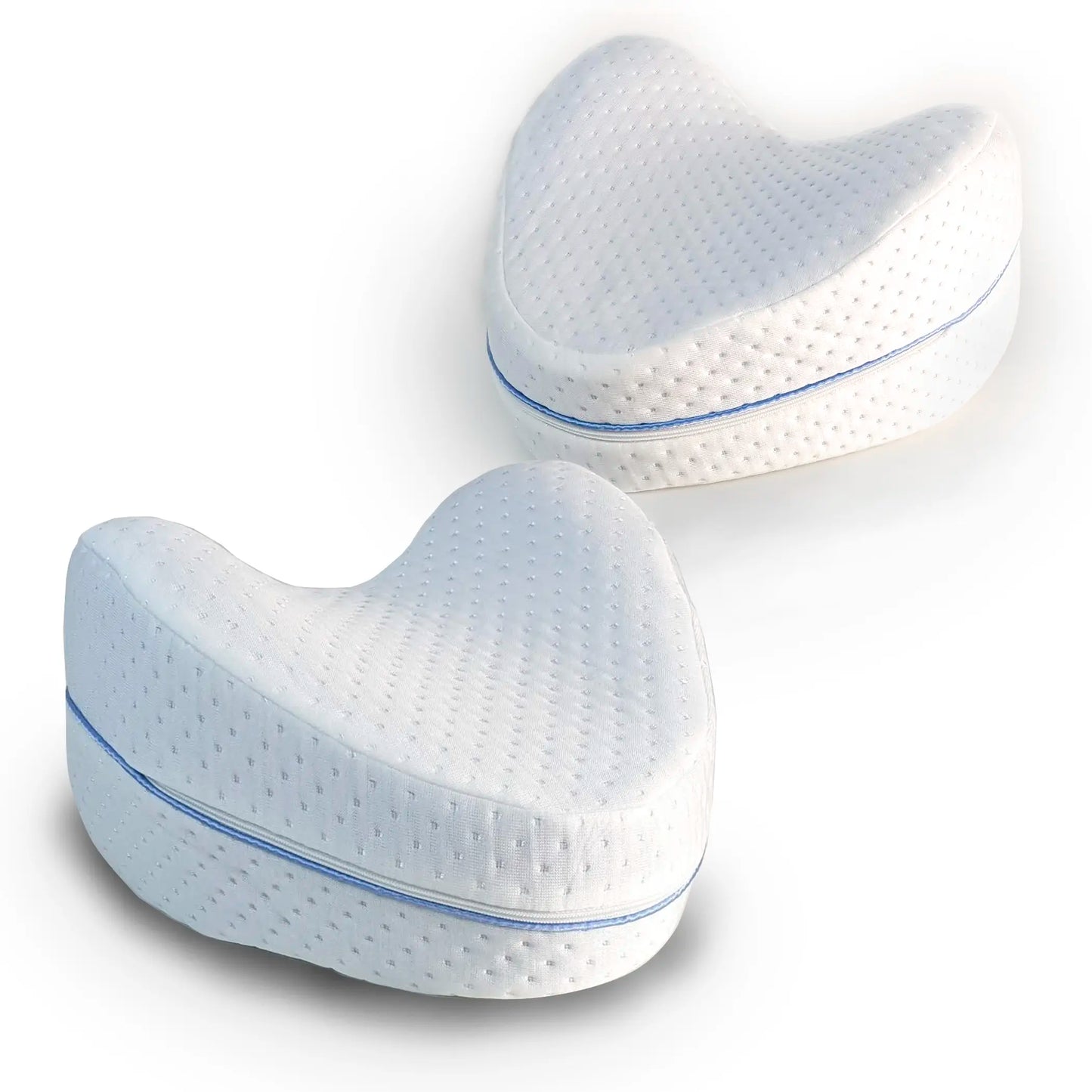 Dreamolino Leg Pillow Doppelpack – ergonomische Seitenschläferkissen für optimale Unterstützung – Memory Foam Kissen für Seitenschläfer