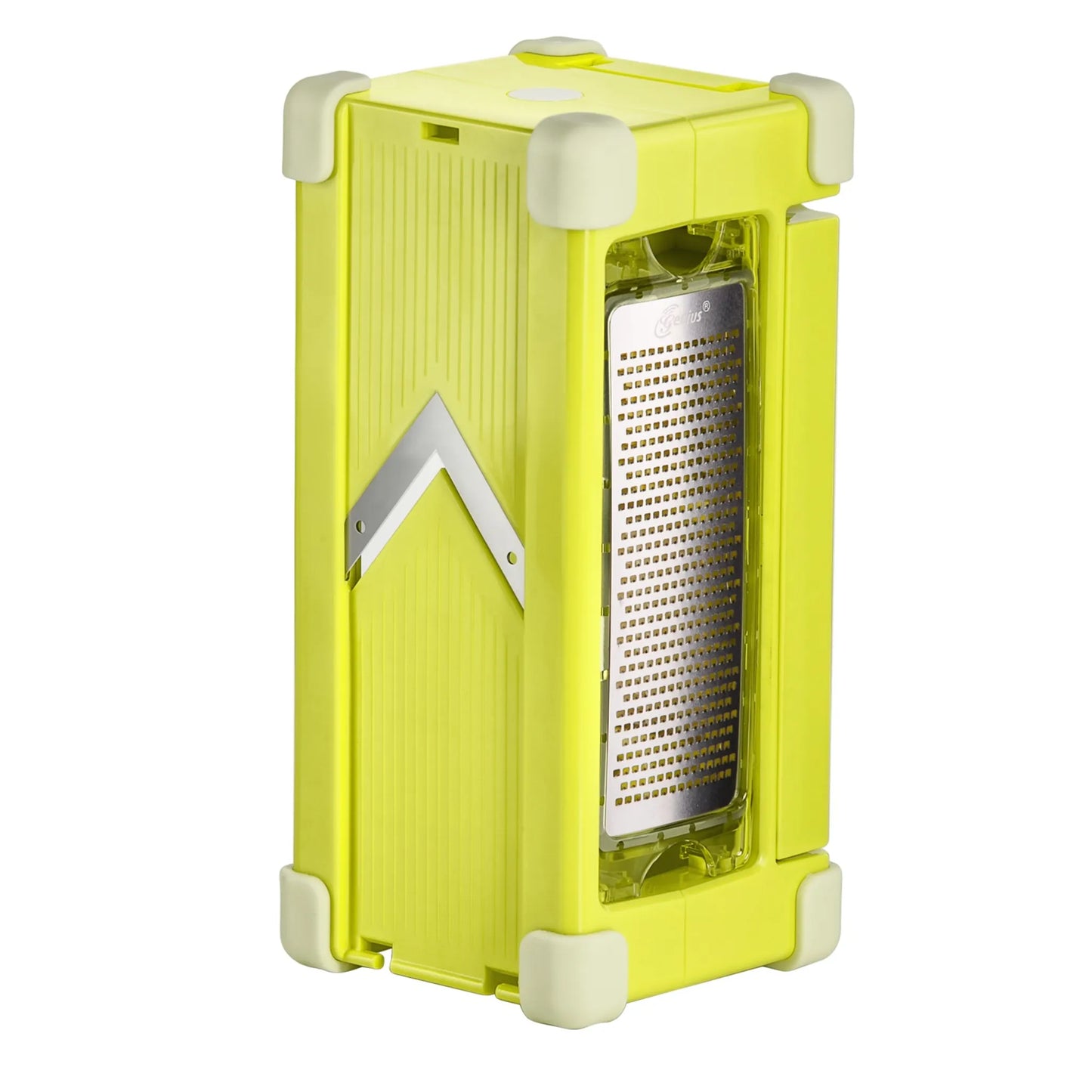 Genius Nicer Dicer Magic Cube gourmet Set (9tlg) Schneiden Reiben Hobeln Würfeln Allesschneider in grün; A33826