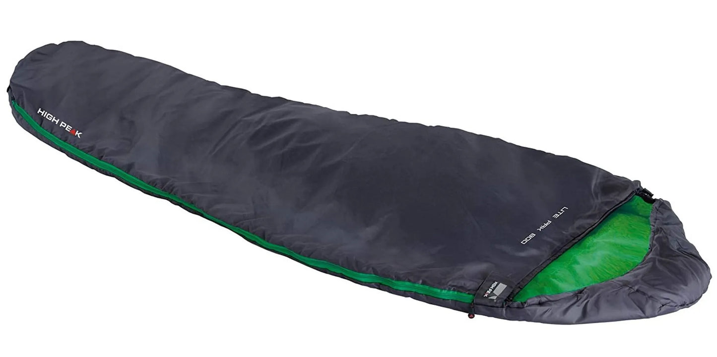 High Peak Mumienschlafsack Lite Pak 800 Sommer Schlafsack Trekking klein leicht