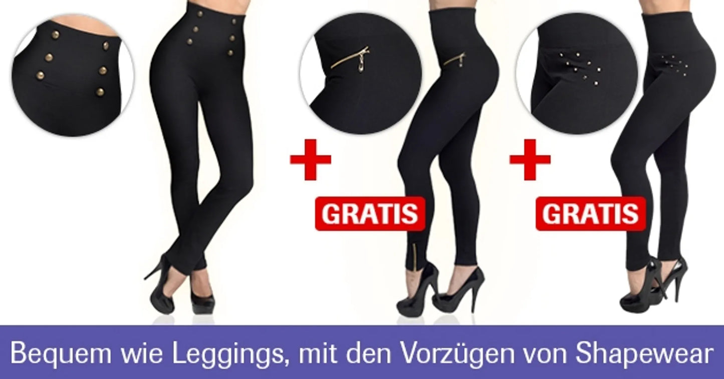 Hollywood Pants, 3 Stück Bodyformer Hosen - Gr. L/XL