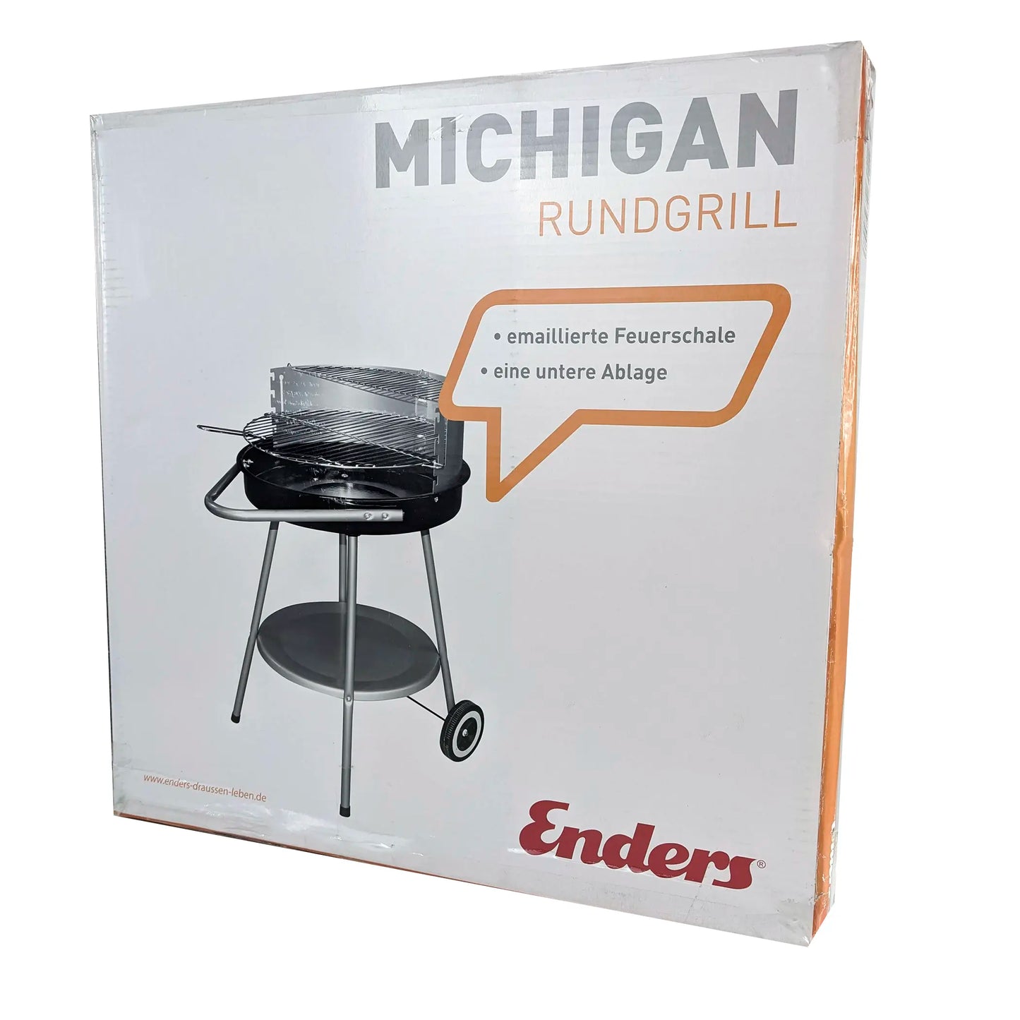 MICHIGAN Holzkohle-Rundgrill - 49cm Durchmesser