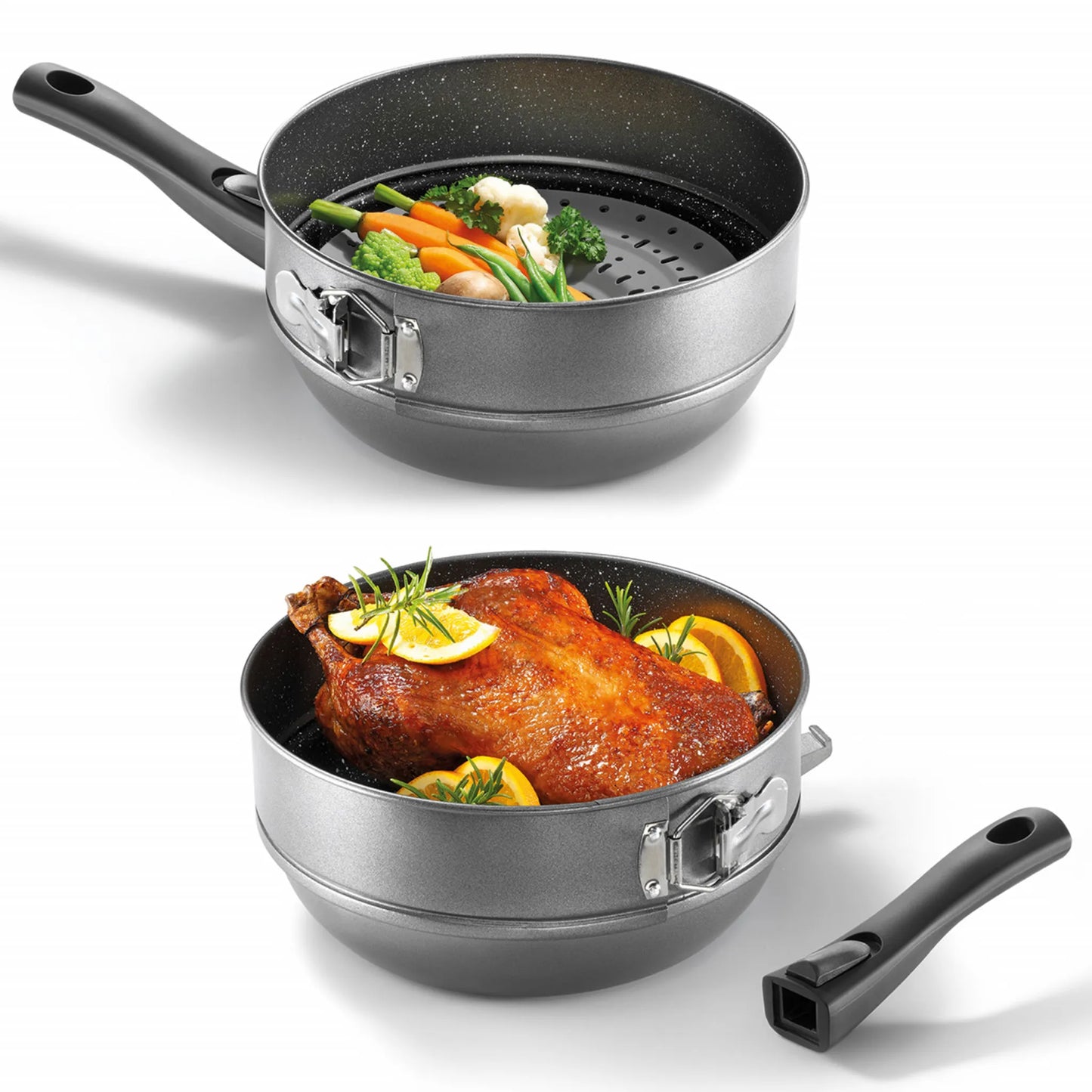 STONELINE® Multi Back- und Dampf-Pfannen-Kombination