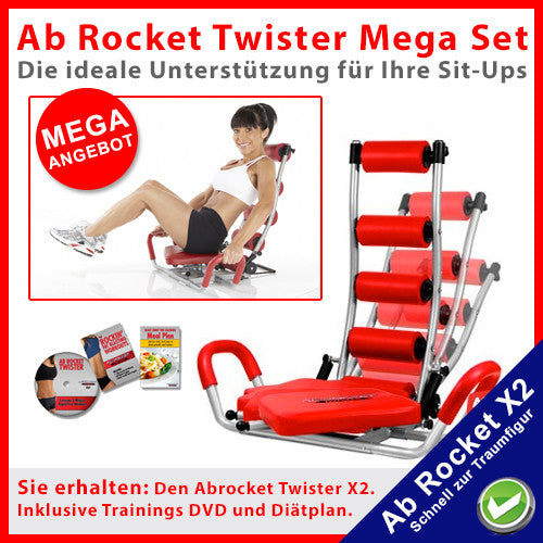 Ab Rocket Twister - idealer Bauchmuskeltrainer - tv-original - 2
