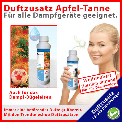 Duftzusatz Apfel & Tanne für alle Dampfreiniger, X5 Mop, Steam Mop - tv-original - 2
