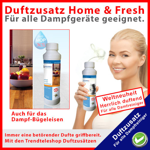 Duftzusatz Home Fresh für alle Dampfreiniger, X5 Mop, Steam Mop - tv-original - 2