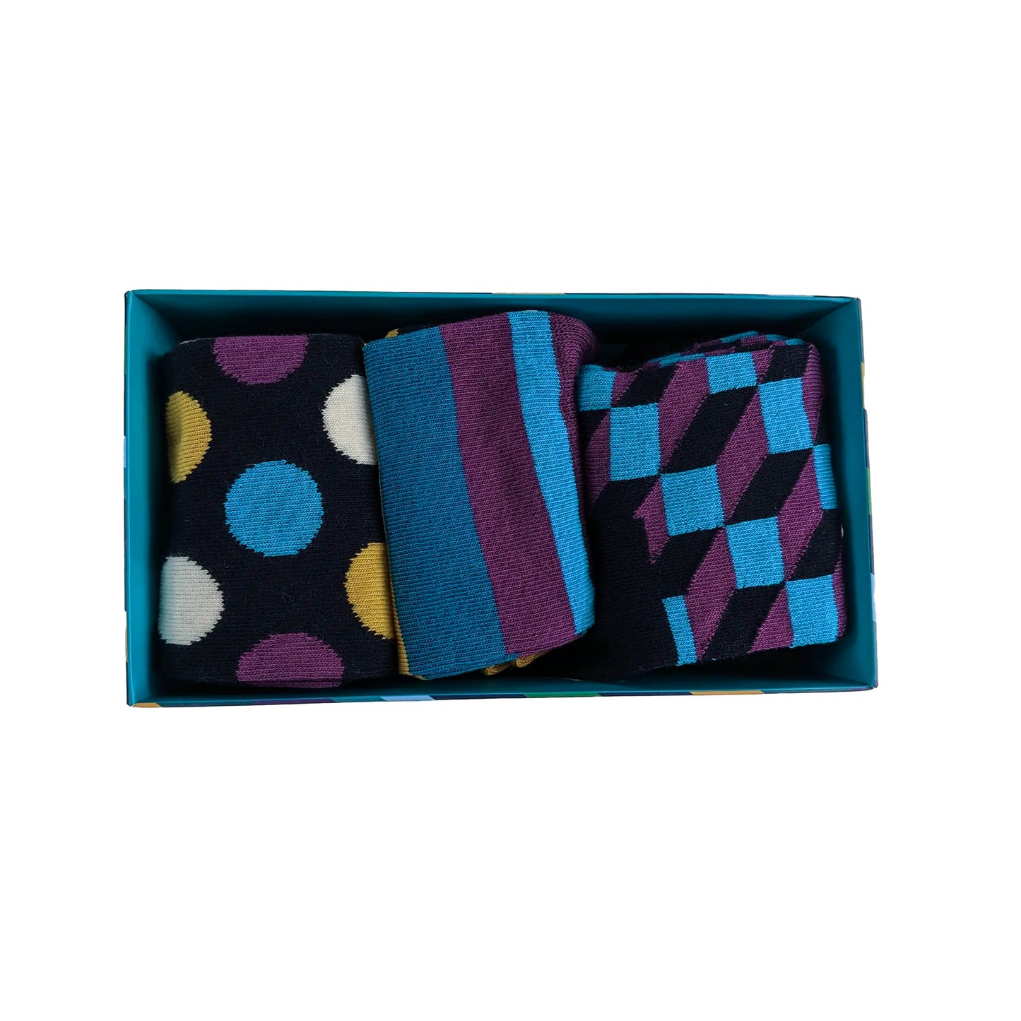 HAPPY SOCKS - 3-Pack Classic Multi-color Socken Geschenk Set BS