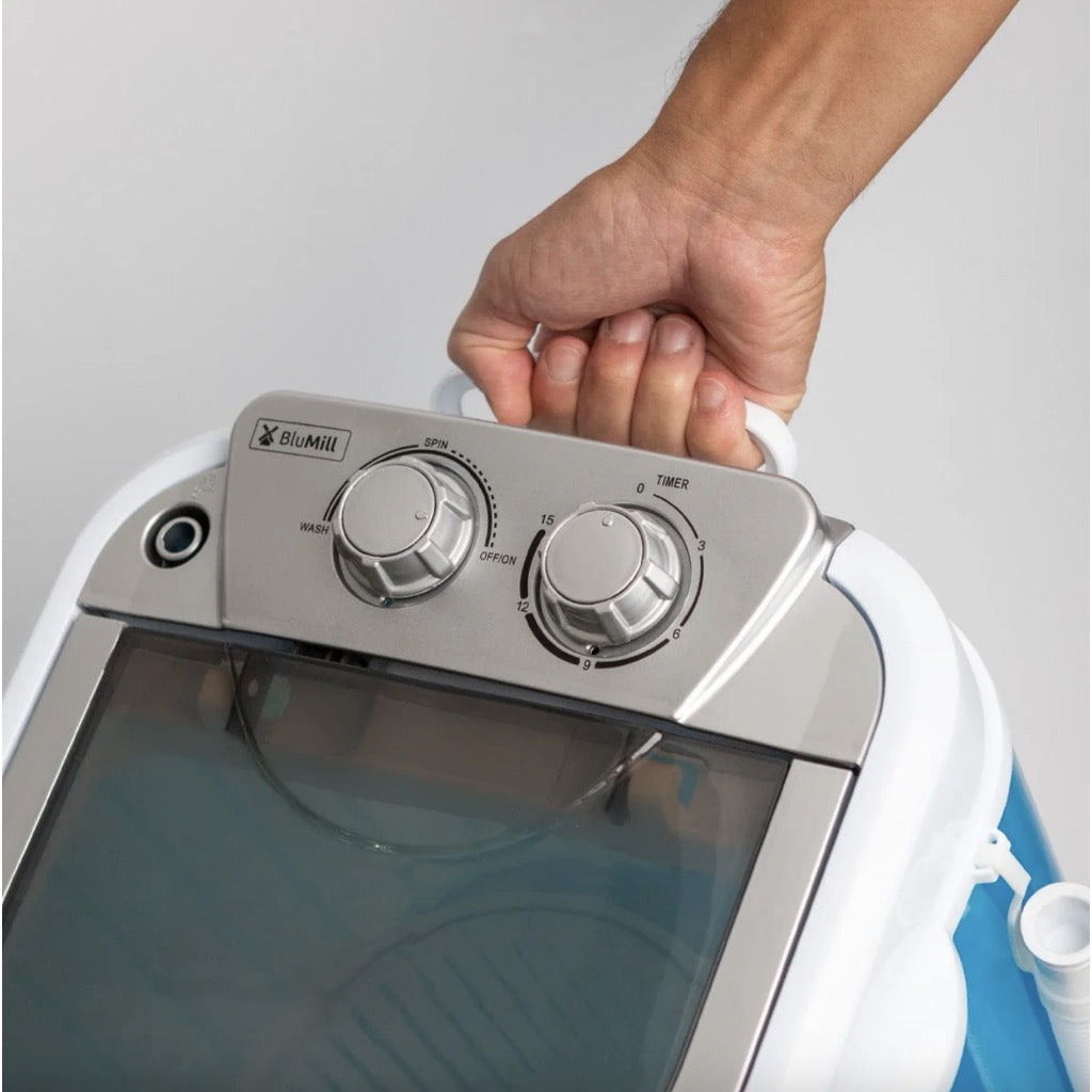 BluMill Mini Waschmaschine Waschautomat Camping Mobile Reisewaschmaschine 3 kg