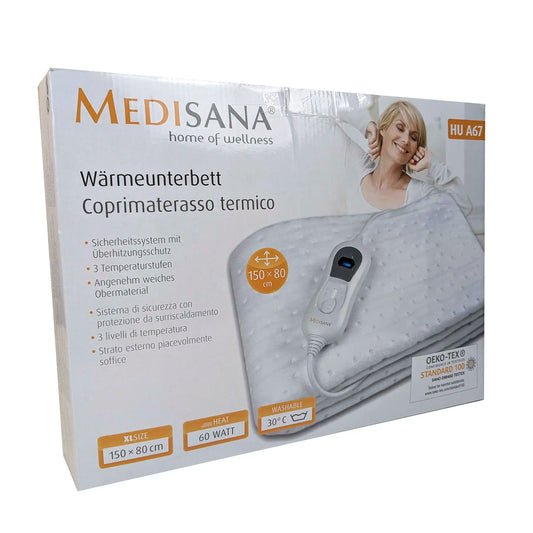 MEDISANA HU A67 150x80cm Wärmeunterbett Wärmebett Heizdecke Heizkissen