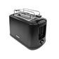 Tefal Principio Select Toaster (850 Watt, 7 Bräunungsstufen, Krümelschublade, Hebe-Funktion, Brötchenaufsatz) schwarz Modell TT165N