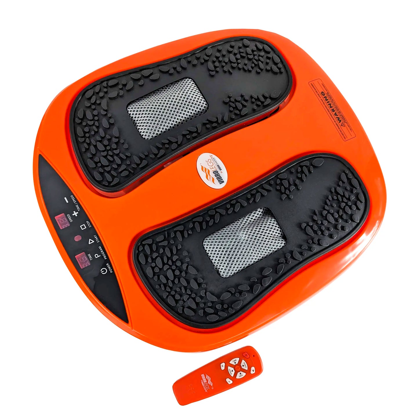 VibroLegs – Massage Gerät mit Vibration – Vibrationsplatte für vitalisierte und entspannte Beine und Füße – Fußmassage auf Knopfdruck mit 2 Programmoptionen