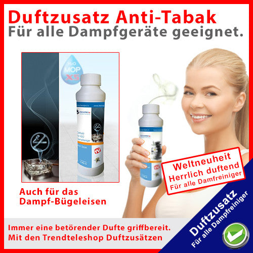 Duftzusatz Anti Tabak für alle Dampfreiniger, X5 Mop, Steam Mop - tv-original - 2