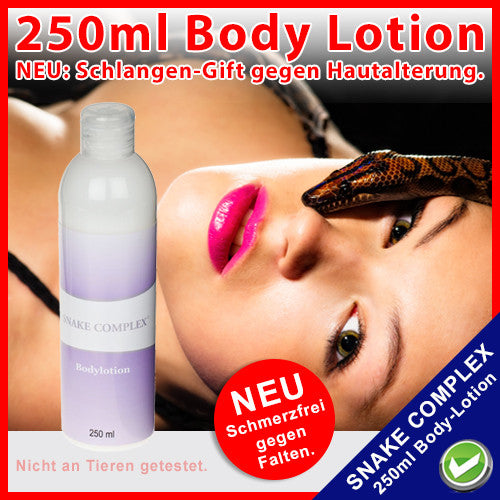 250ml Snake Complex Bodylotion von Genius - tv-original - 2
