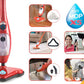 H2O Mop X5 1300-Watt, 5-in-1 Dampfreiniger in der Farbe rot B-Ware